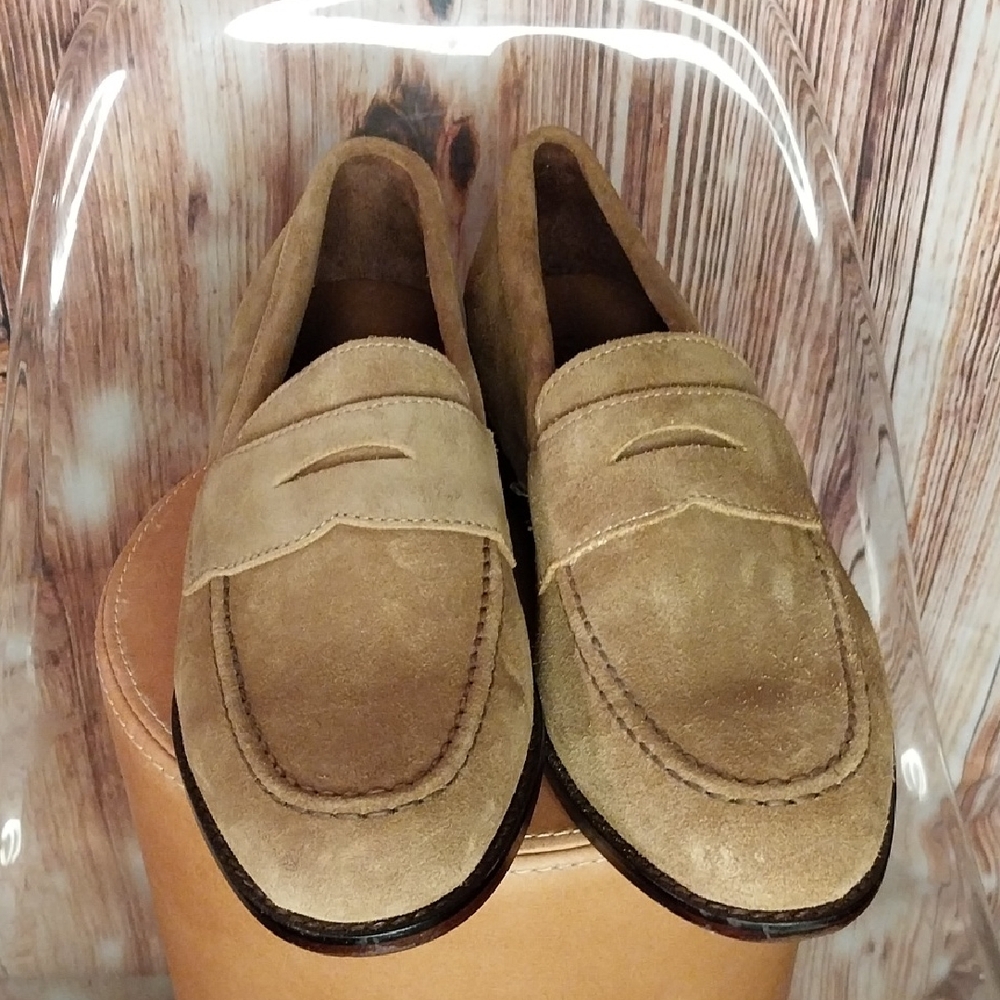J Crew Men Suede Dress Loafers